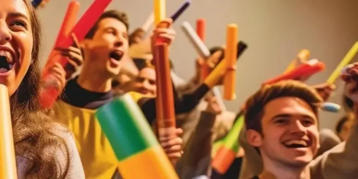 Fantastisk teambuilding musik med farverige boomwhackers.
